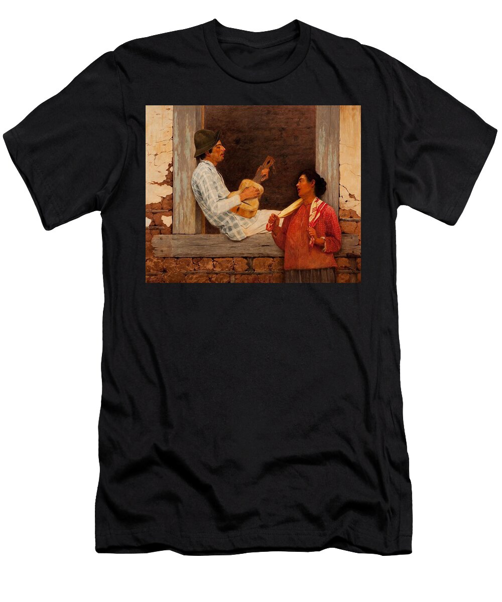 The Guitar Player Portugues O Violeiro Joseferrazdealmeidajunior T-Shirt