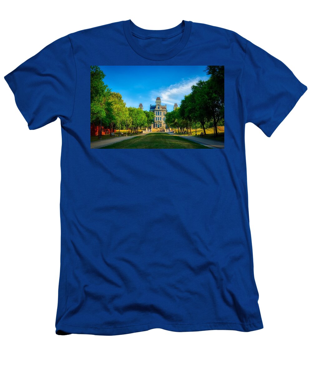 The Hall of Languages Building Syracuse University Library of Congress T-Shirt