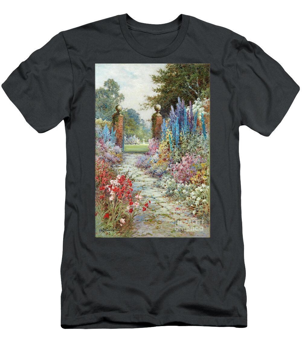 The Herbaceous Border Alfred De Junior Breanski T-Shirt