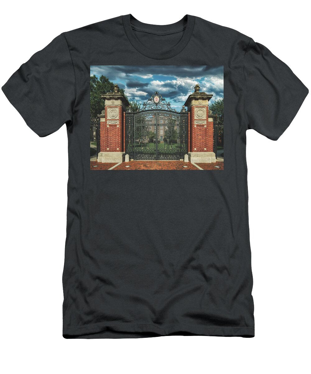 The Historic Van Wickle Gates Brown University Mountain Dreams T-Shirt