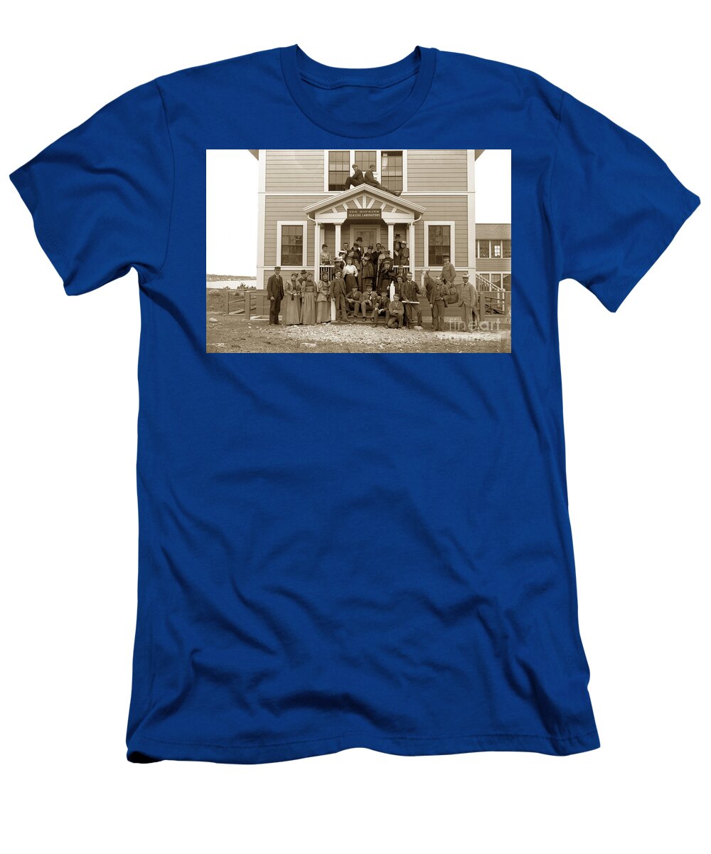 The Hopkins Seaside Laboratory At Lovers Point Pacific Grove California Circa 1893 California Views Mr Pat Hathaway Archives T-Shirt