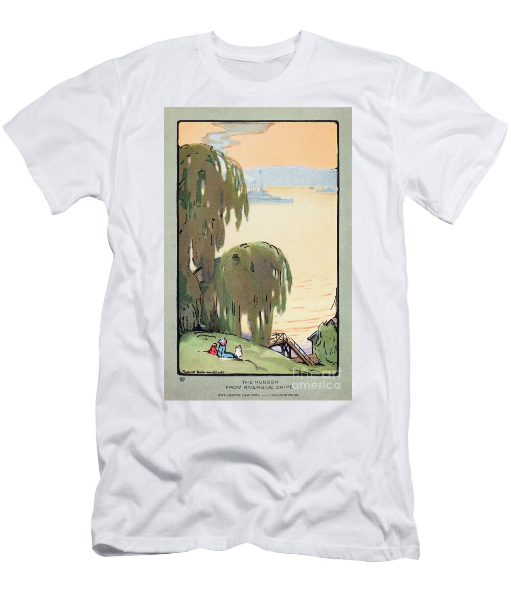 The Hudson From Riverside Drive Diane Hocker T-Shirt