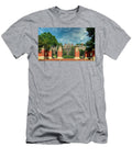 The Iconic Van Wickle Gates Brown University Mountain Dreams T-Shirt