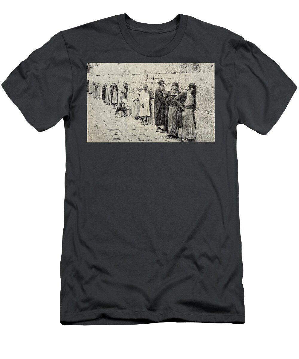 The Jews Wailing Place M4 Historic Illustrations T-Shirt