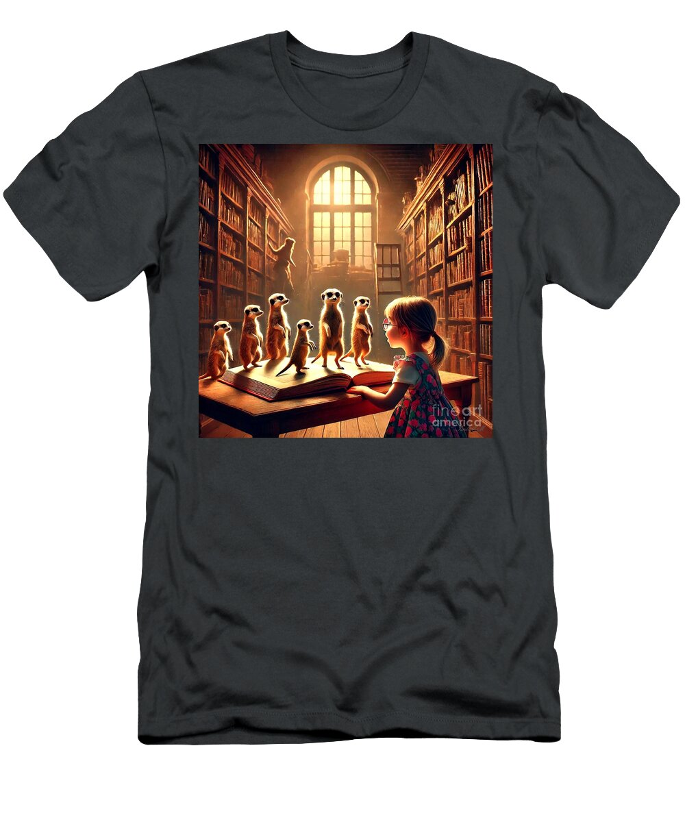 The Library Curious Creatures Unbound Abbie Shores T-Shirt