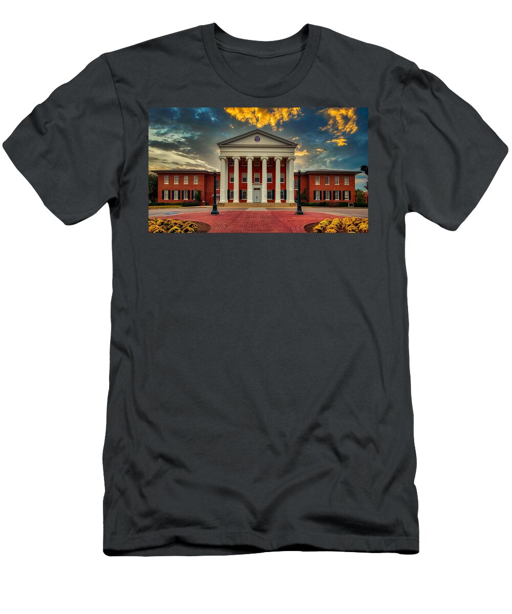 The Lyceum of Ole Miss At Sunset Library of Congress T-Shirt