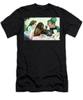 The Mad Hatter Tea Party From Alice in Wonderland By Lewis Caroll American School T-Shirt