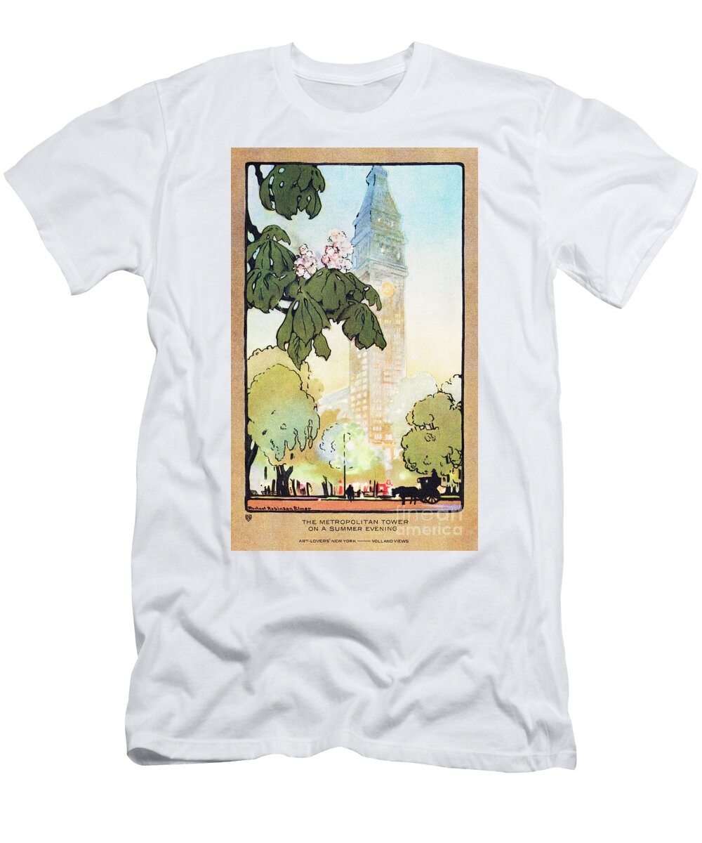 The Metropollitan Tower on a Summer Evening Diane Hocker T-Shirt