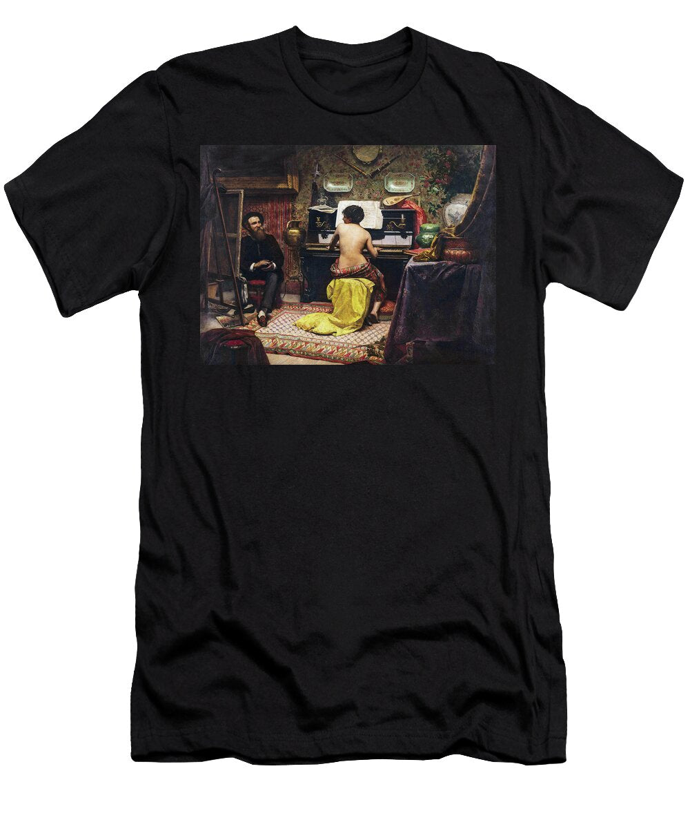 The Models Rest By Jose Ferraz De Almeida Junior 1882 Jose Ferraz De Almeida Junior T-Shirt