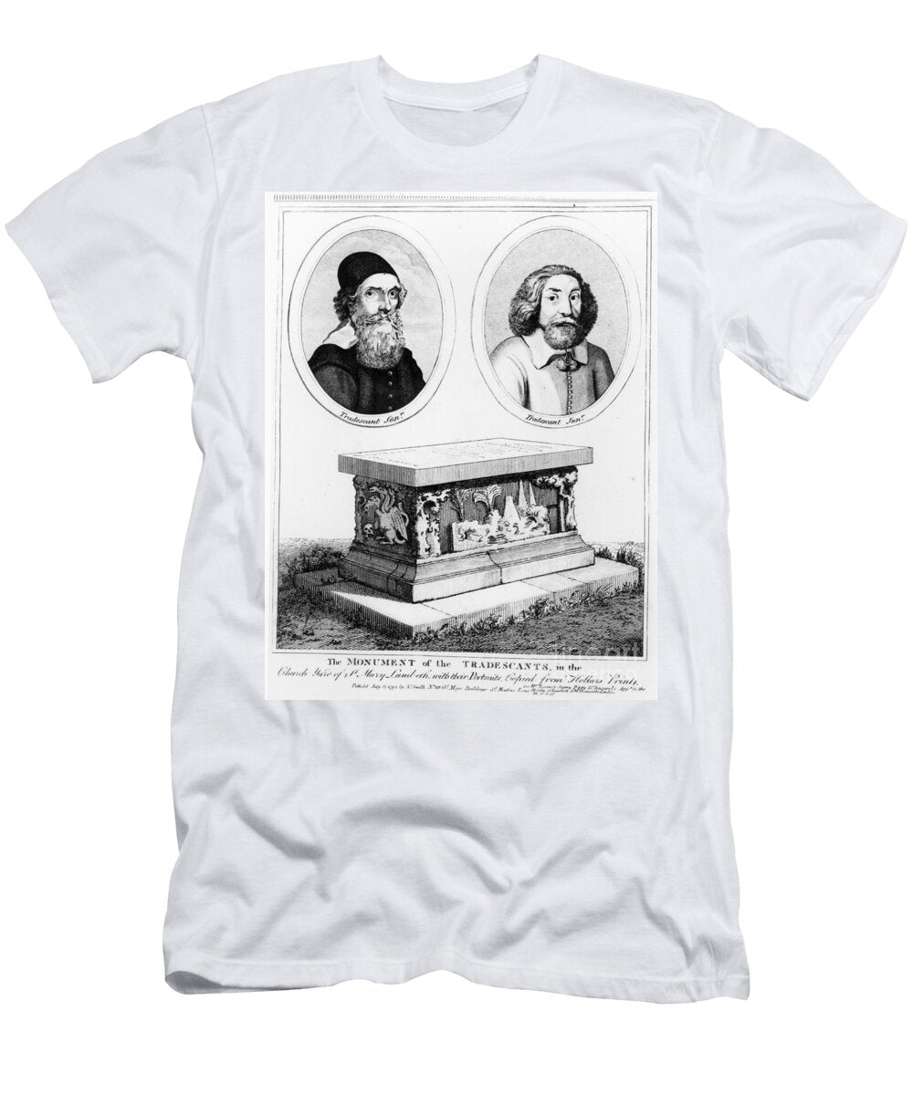 The Monument of the Tradescants in the Church Yard of St Mary Lambeth Pub in 1793 Wenceslaus Hollar T-Shirt