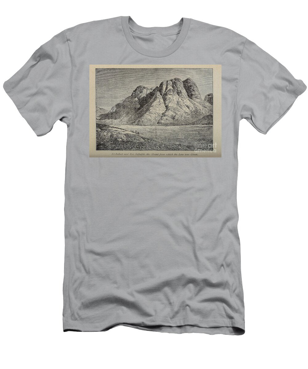 The Mountain From Which the Law Was Given M1 Historic Illustrations T-Shirt