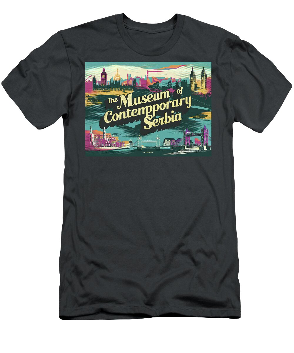 The Museum of Contemporary Art Serbia Funky Eldre Delvie T-Shirt