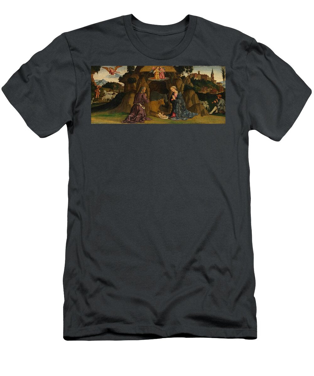 The Nativity S Antoniazzo Romano Italian C C T-Shirt