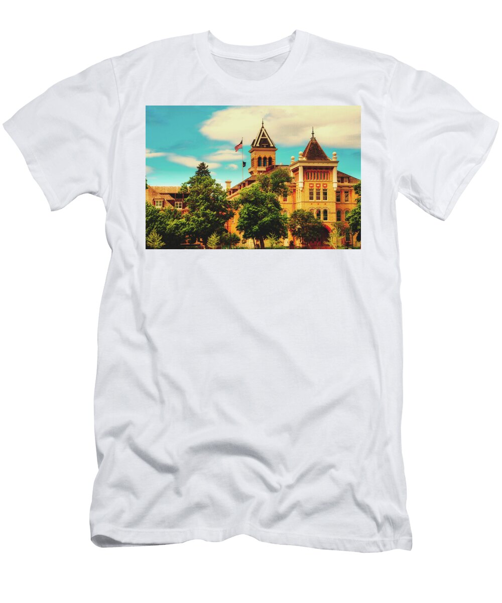 The Old Main Utah State University Pixabay T-Shirt