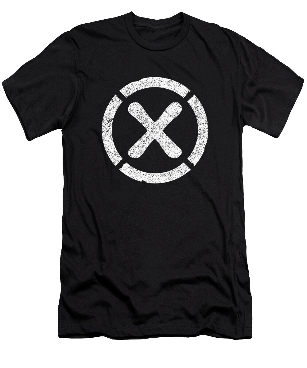 The Old Stencil of the Rune Gebo Inscribed in the Circle Vasyl Lavrishchev T-Shirt