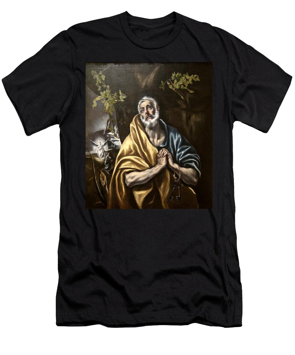 The Penitent Saint Peter El Greco T-Shirt