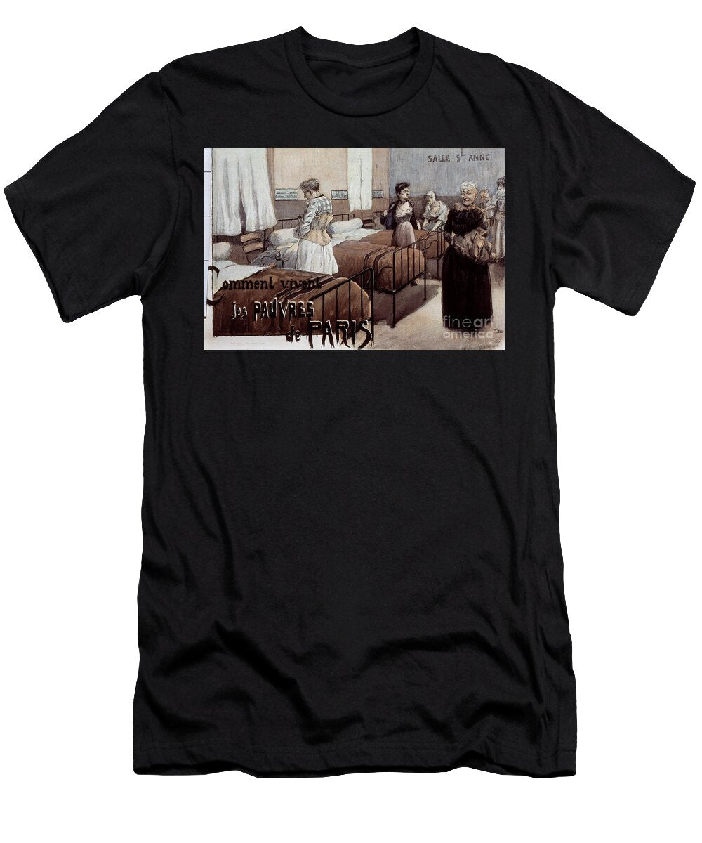 The Poor of Paris Early 20th Century Paul Thiriat T-Shirt