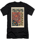 The Poppy Papaver Somniferum in Stained Glass Wallpaper Fabric and Tile Patterns Eugene Grasset T-Shirt