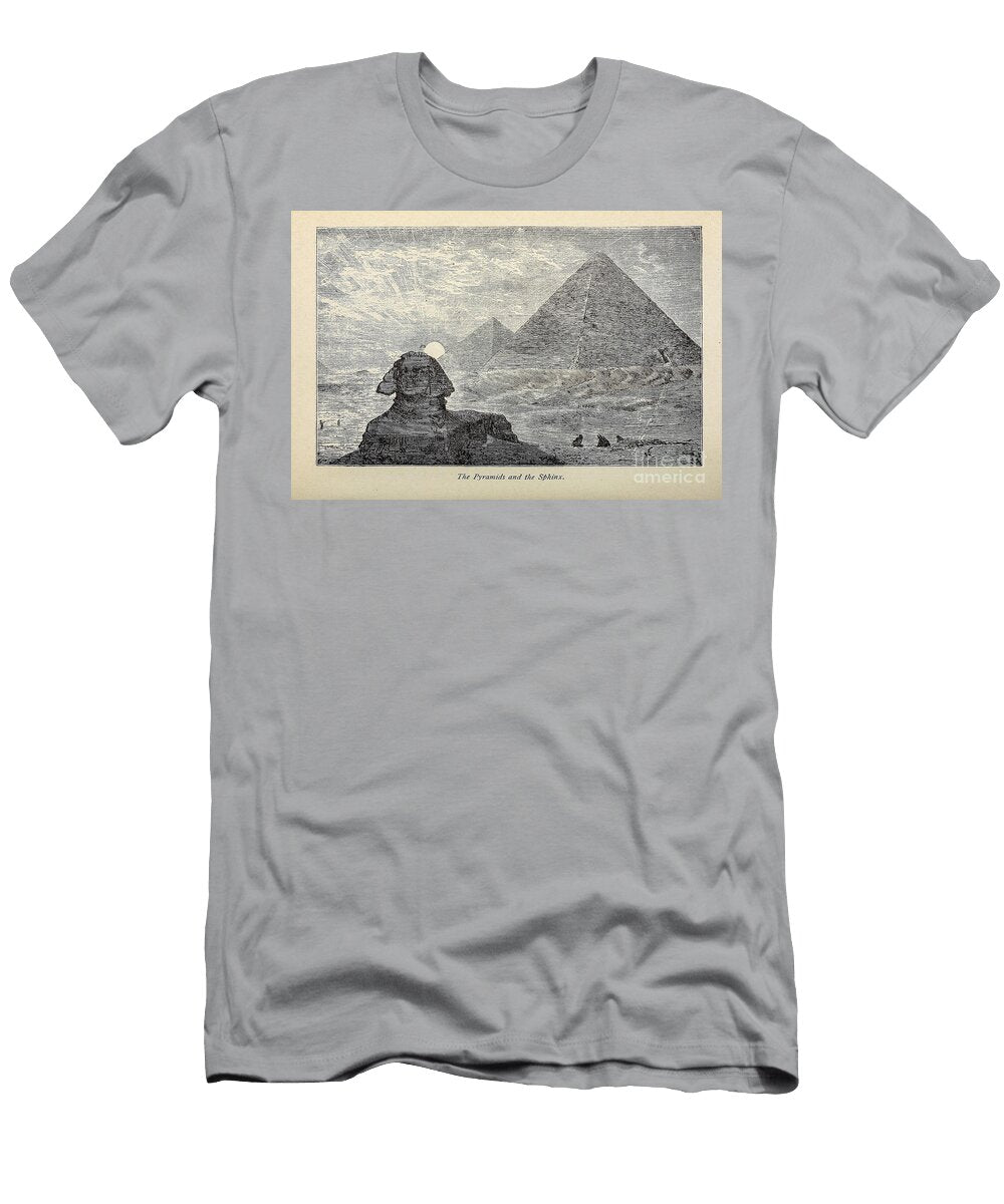 The Pyramids and the Sphinx M5 Historic Illustrations T-Shirt