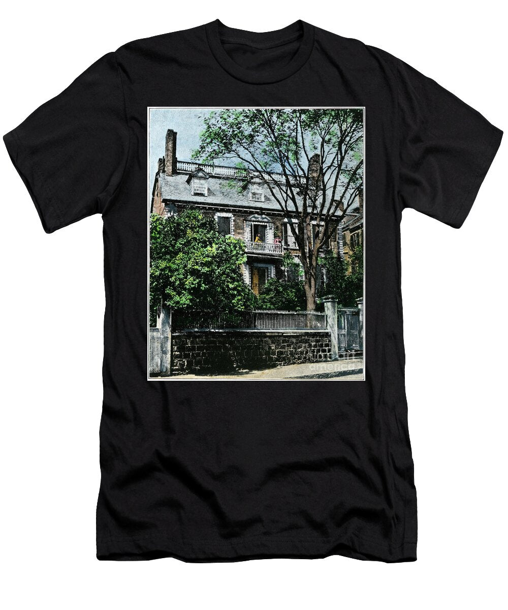 The Residence of John Hancock At Beacon Hill Boston American School T-Shirt