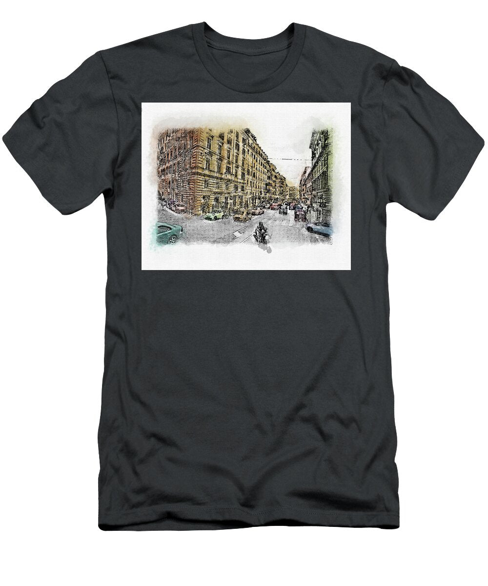 The Roaming Life Blue Confetti T-Shirt