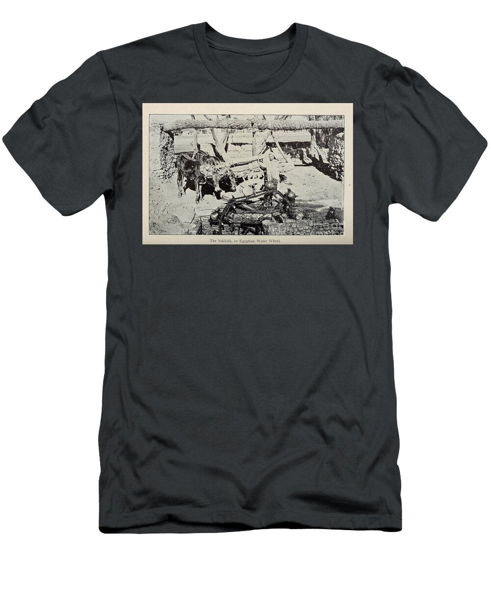 The Sakkieh the Egyptian Water Wheel M3 Historic Illustrations T-Shirt