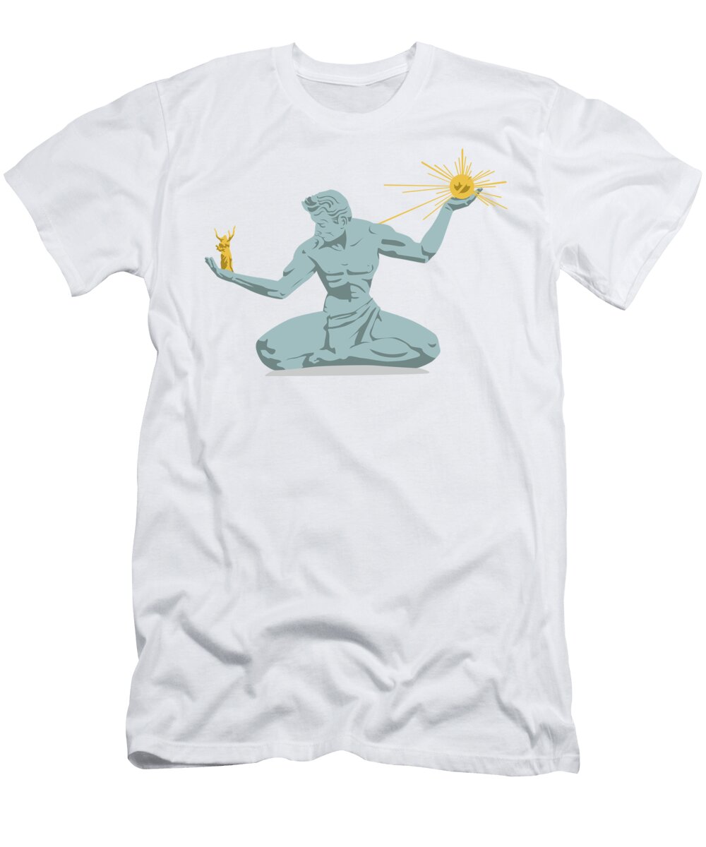 The Spirit of Detroit Chris Coleman T-Shirt