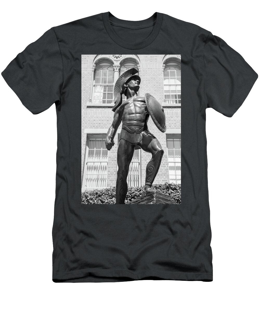 The Trojan Statue At Usc Looking Up John Mcgraw T-Shirt