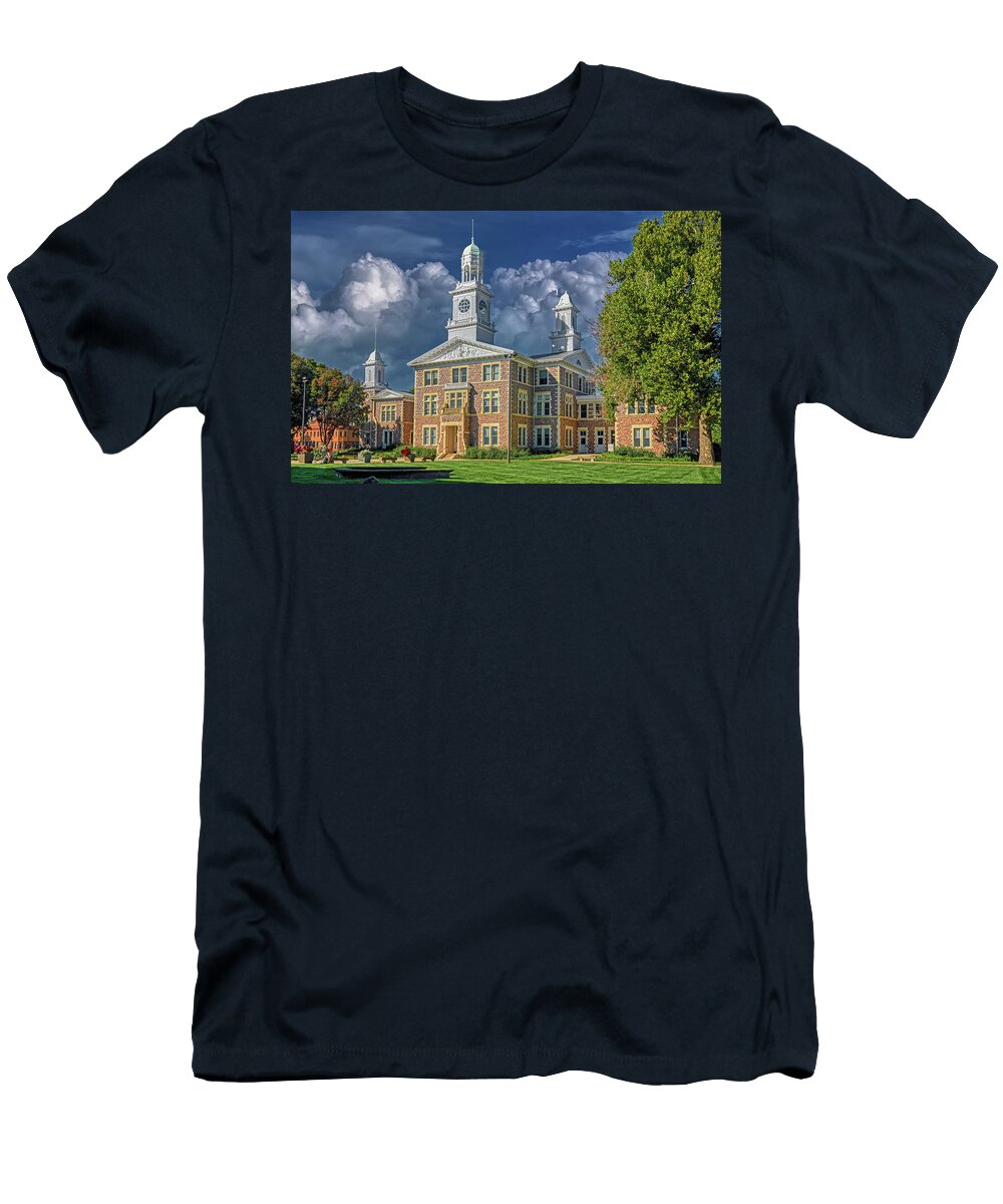 The University of South Dakotas Old Main Mountain Dreams T-Shirt