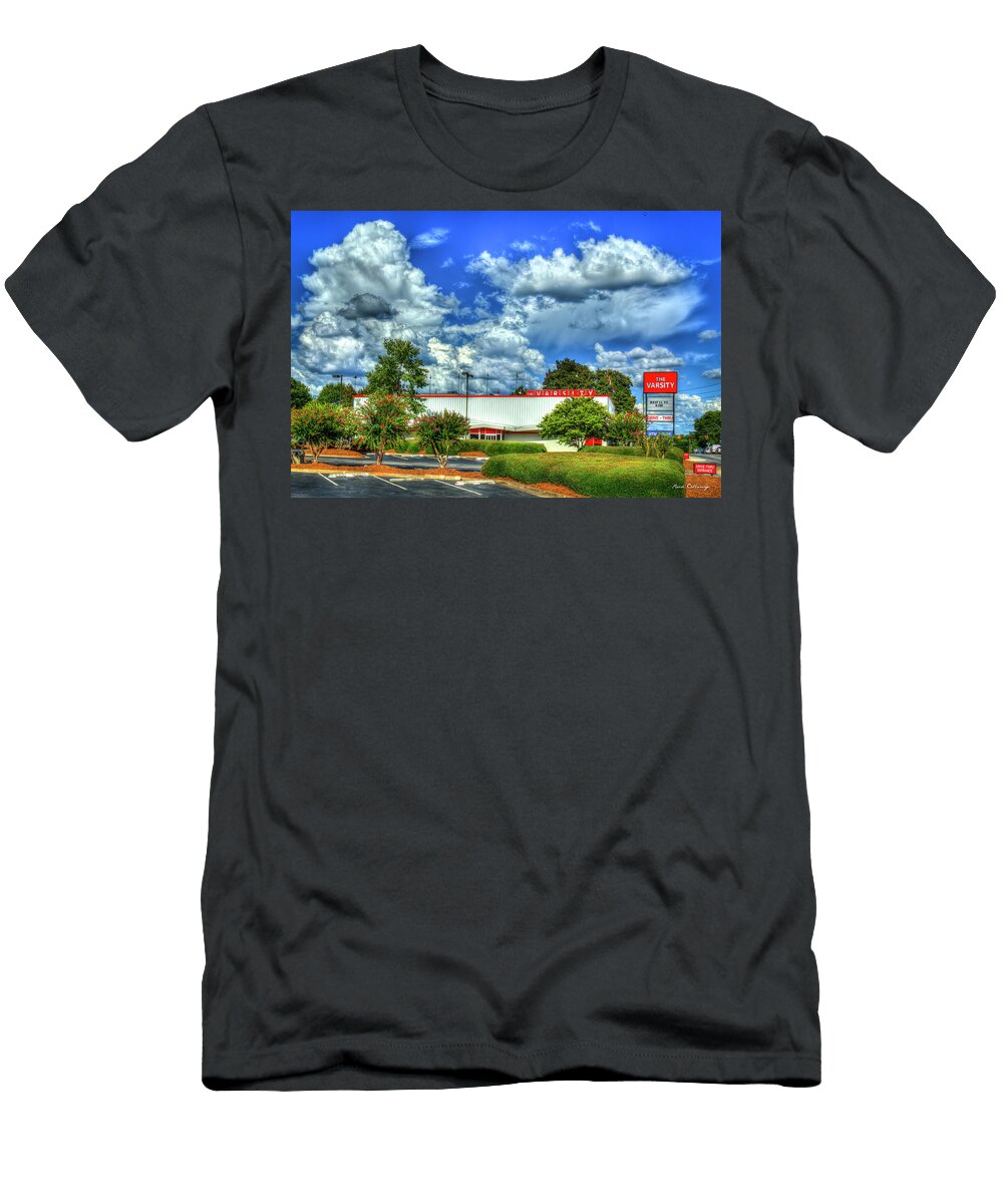 The Varsity University of Georgia Athens Georgia Landscape Art Reid Callaway T-Shirt