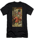 The Wing of an Altarpiece Christ Before Pilate Master of the Antwerp Adoration T-Shirt