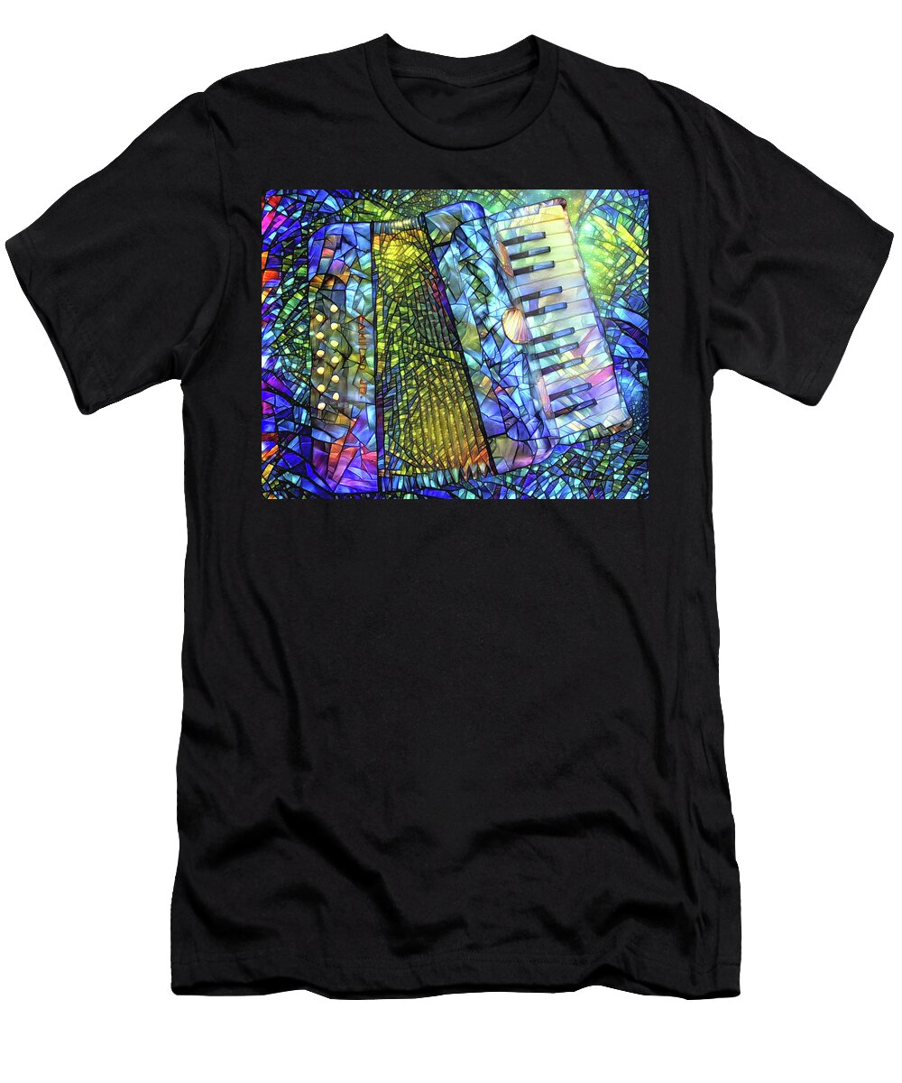 The World According to Accordion Peggy Collins T-Shirt