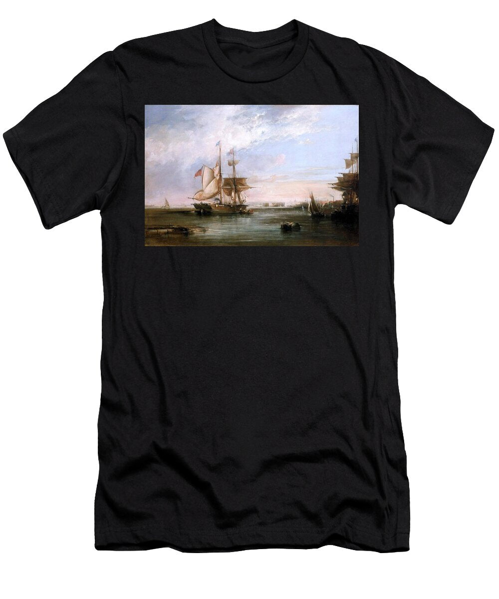 The Yacht Isabel Lying Off Deptford George William Crawford Chambers Junior T-Shirt