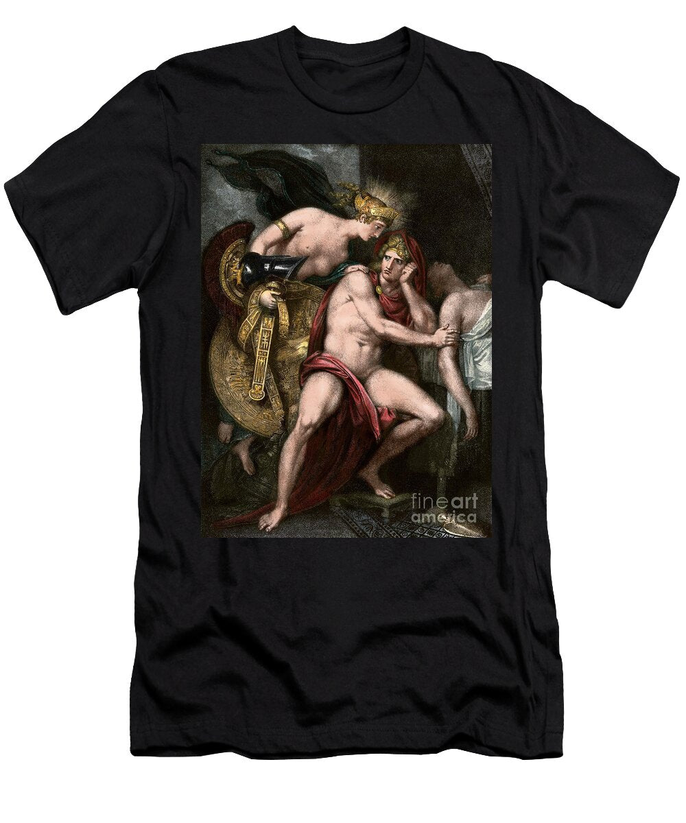 Thetis Bringing Armor to Her Son Achilles Trojan War American School T-Shirt