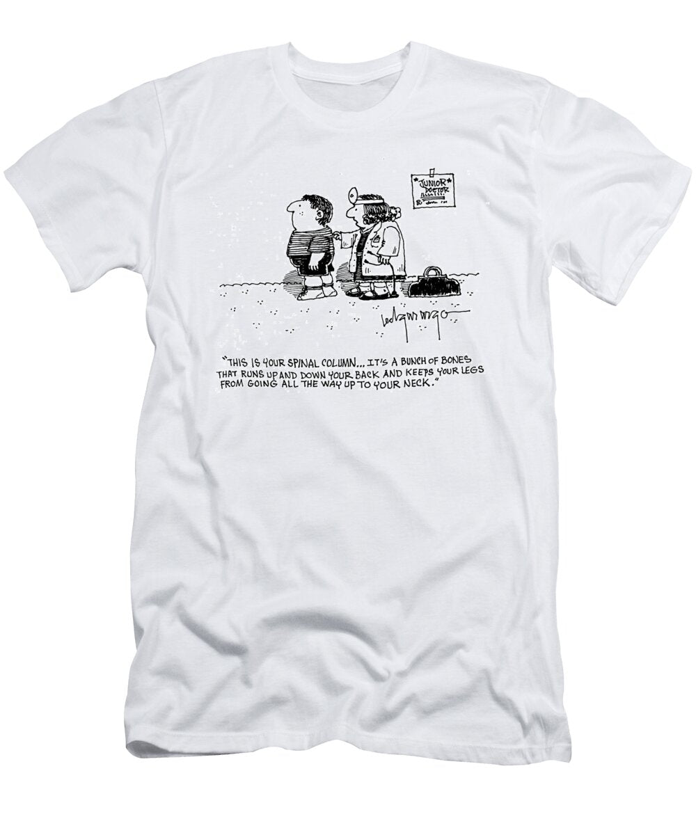 This Is Your Spinal Columnits a Bunch of Bones That Edgar Argo T-Shirt