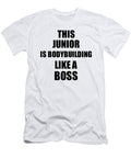 This Junior Is Bodybuilding Like a Boss Funny Gift Funny Gift Ideas T-Shirt
