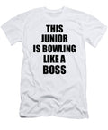 This Junior Is Bowling Like a Boss Funny Gift Funny Gift Ideas T-Shirt