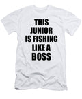 This Junior Is Fishing Like a Boss Funny Gift Funny Gift Ideas T-Shirt