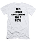 This Junior Is Horse Racing Like a Boss Funny Gift Funny Gift Ideas T-Shirt