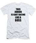 This Junior Is Kart Racing Like a Boss Funny Gift Funny Gift Ideas T-Shirt