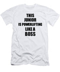 This Junior Is Powerlifting Like a Boss Funny Gift Funny Gift Ideas T-Shirt