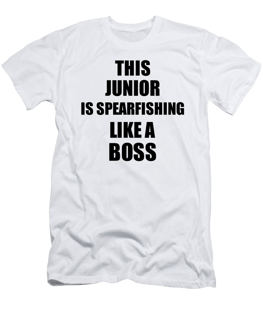 This Junior Is Spearfishing Like a Boss Funny Gift Funny Gift Ideas T-Shirt