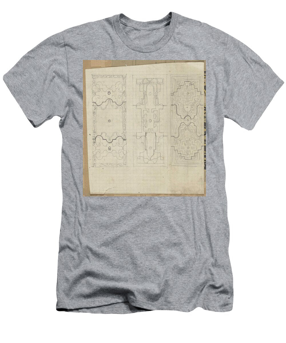Three Decorative Designs Carel Adolph Lion Cachet 1874 1945 Carel Adolph Lion Cachet T-Shirt