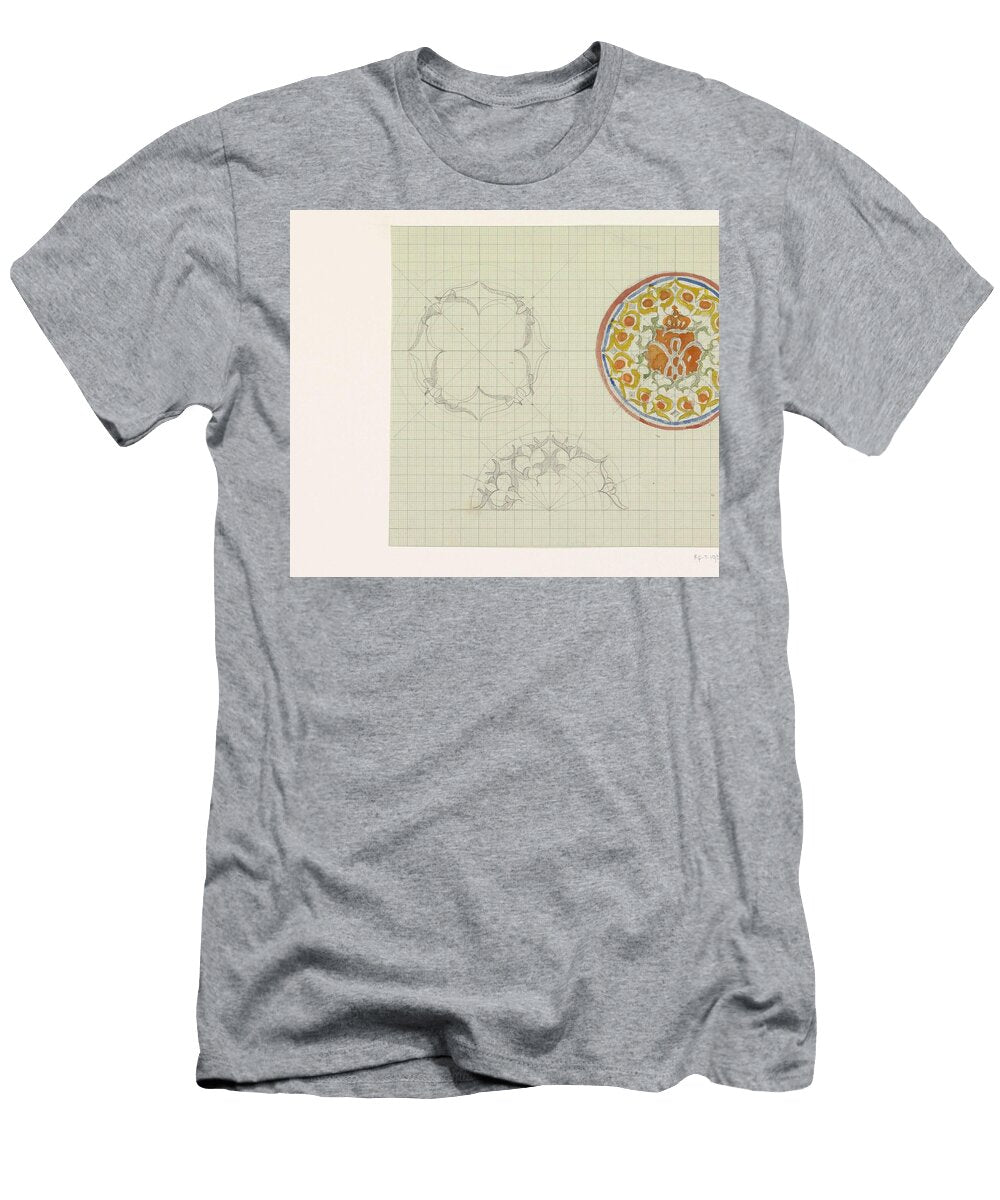 Three Designs for a Plate Carel Adolph Lion Cachet 1874 1945 Carel Adolph Lion Cachet T-Shirt