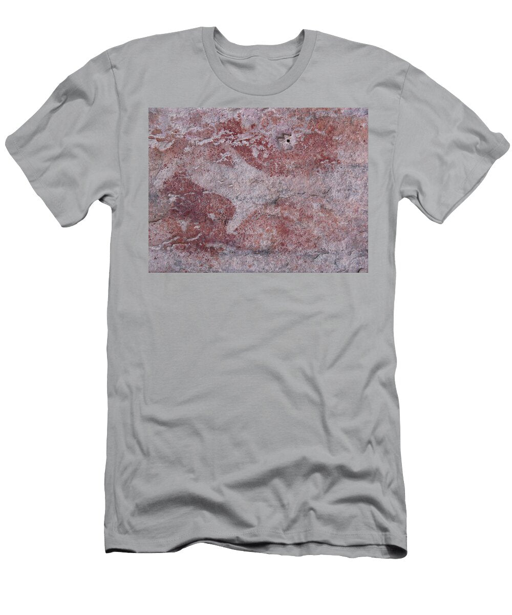 Three Middle Fingers Closed Hand Stencil Unknown Artist T-Shirt