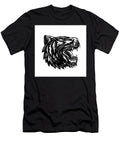 Tiger Growling Scratchboard Aloysius Patrimonio T-Shirt