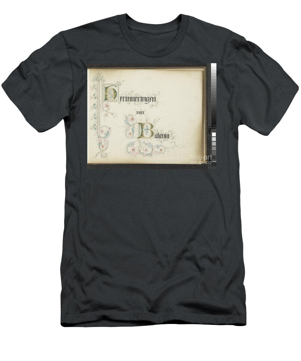 Title Page of Herinneringen Van Batavia Anonymous C 1890 C 1910 Shop Ability T-Shirt