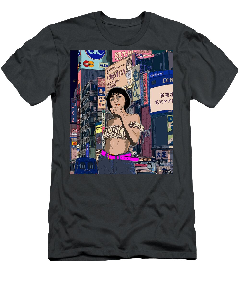 Tokyo Dynamic Nighttime Skylines Mizorey T-Shirt