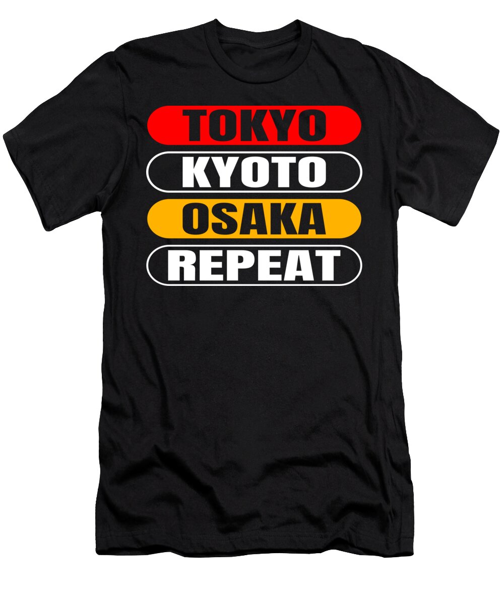 Tokyo Kyoto Osaka Repeat Meiji Shrine Serene Oasis Mizorey T-Shirt