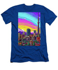Tokyo Pop Art Rainbow Halftone Sky with Skytree and Fuji Skylinevistas T-Shirt